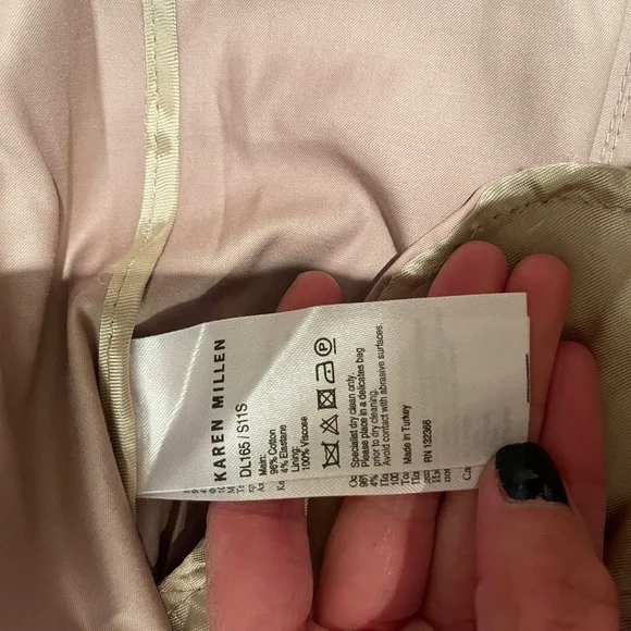 Karen Millen buckled shirt dress NWT size US 2 beige - Picture 5 of 7